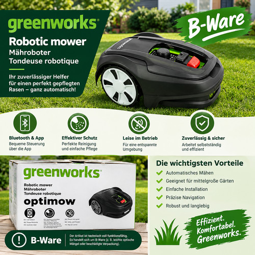 Greenworks optimow robot - greenworks,